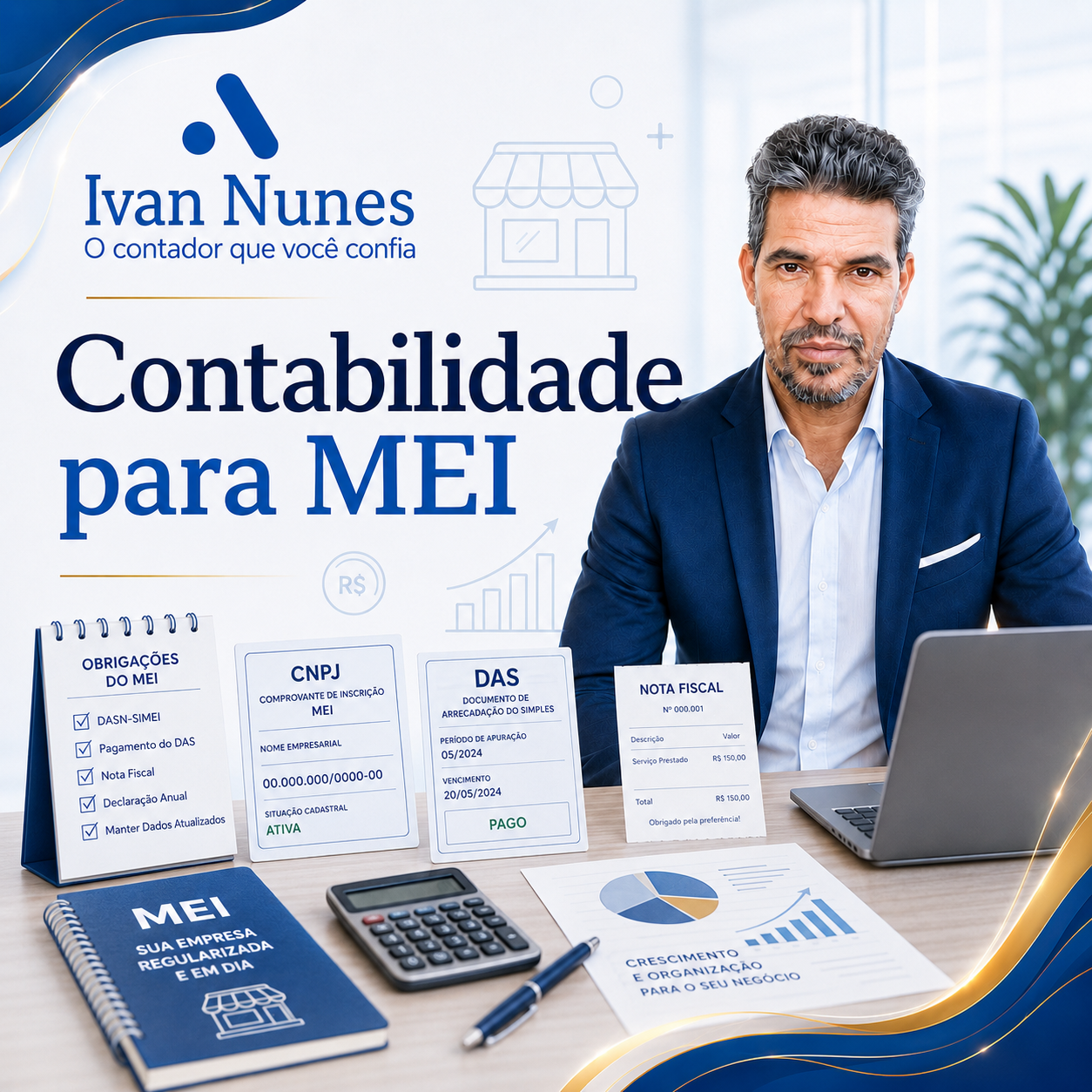 Arte do serviço Contabilidade para MEI