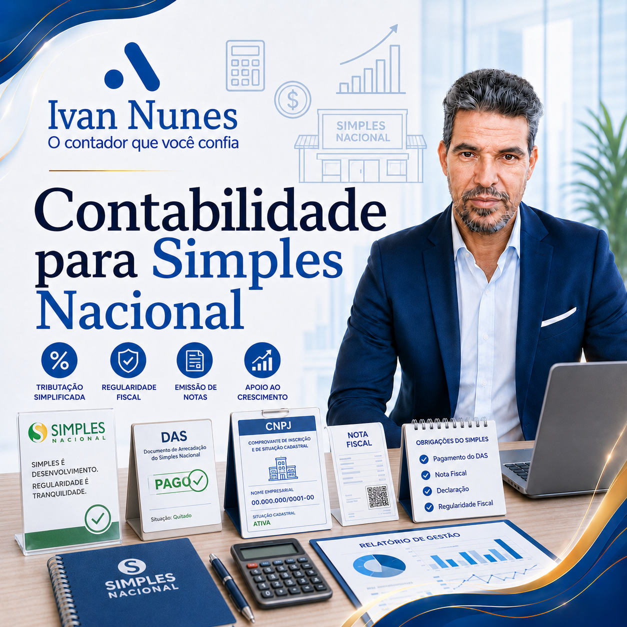 Arte do serviço Contabilidade para Simples Nacional
